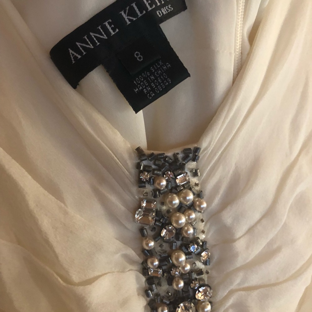 White Anne Klein Size 8 Dress